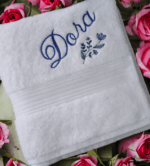 Adults Personalised Embroidered Plush Towel - Image 8