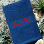 Boys Personalised/Customised Embroidered Plush Bath Towel - Any Name - Image 15