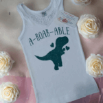 A-Roar-Able Children's Lace Neck Top T Shirt - Image 2