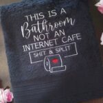 This Is Not An Internet Cafe Shit & Split Bath Towel - Image 4