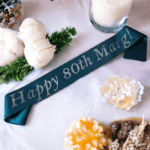 80th, 90th, 100th Birthday Personalised Party Sash - Image 2