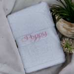 Girls Personalised/Customised Embroidered Plush Bath Towel - Any Name - Image 10