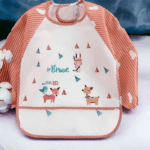 Forest Animals Embroidered Baby, Toddler's Waterproof Art Smock, Bib Personalise With Any Name - Image 8