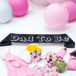 Dad To Be Personalised Baby Shower Party Sash