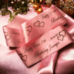 Birthday Cake Customised Ribbon 100mm x 2 Metres - Image 3