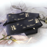 Wedding Bridal Customised Cake Ribbon 100mm x 2 Metres - Image 4