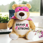Breast Cancer Inspirational Cubby Bear - Image 3
