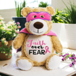 Breast Cancer Inspirational Cubby Bear - Image 4