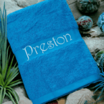 Boys Personalised/Customised Embroidered Plush Bath Towel - Any Name - Image 16