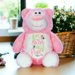 Personalised Embroidered Mothers Day Cubby Bear - Image 3