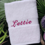 Mother's Day Personalised/Customised Embroidered Plush Bath Towel - Any Name - Image 10