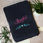 Mother's Day Personalised/Customised Embroidered Plush Bath Towel - Any Name - Image 3