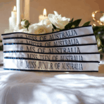 Customised Pageant Sashes With Coloured Border - Image 2