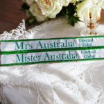 Customised Pageant Sashes With Coloured Border - Image 3