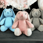 Personalised Embroidered 4pc New Born Baby Boxed Gift Set, Baby Minky Blanket Set, New Baby Hamper, Embroidered Baby Shower Gift - Image 15