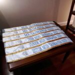 Customised Embroidered Pageant Queen Sashes With Coloured Border - Image 3