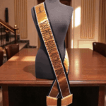 Customised Embroidered Pageant Queen Sashes With Coloured Border - Image 7
